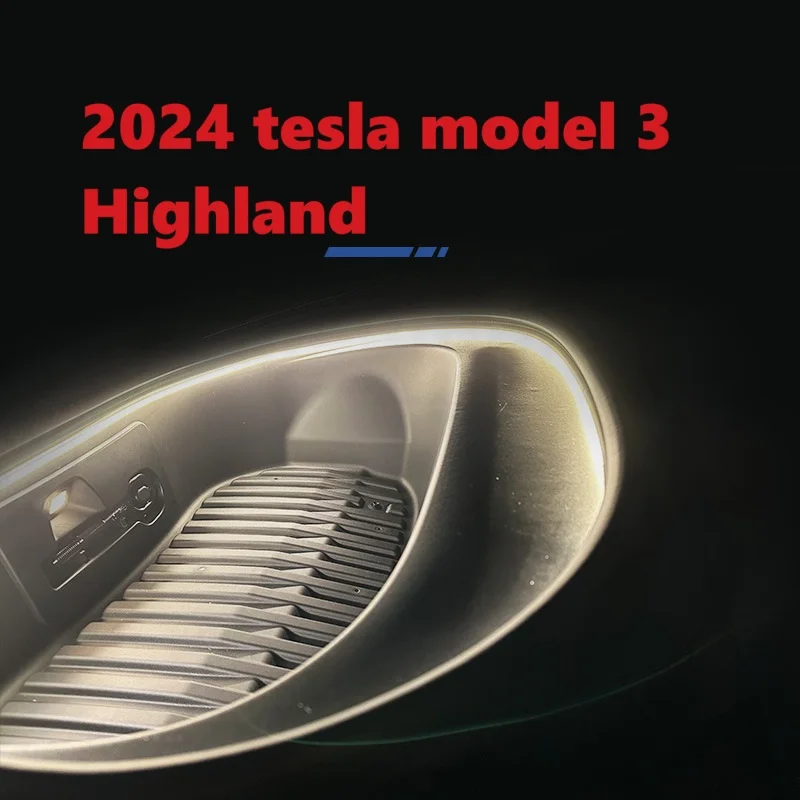 Lumière de coffre de voiture pour 2024 tesla modèle 3 bande LED éclairage modifié raccord décoratif intérieur tecлa 3 lumière intelligente