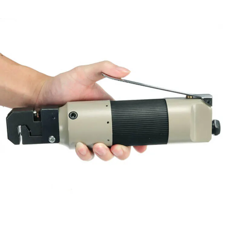 Pneumatic Punch Flange Tool, Straight Type 5mm Hole for Plastic Metal Drilling Punching Folding Tool