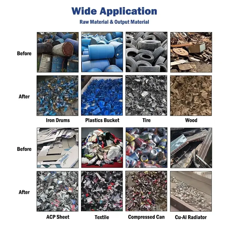 Recycling Machine 2026 Shredding Machine Metal Crusher Plastics Shredder Mini Twin Shaft Shredder for Recycling