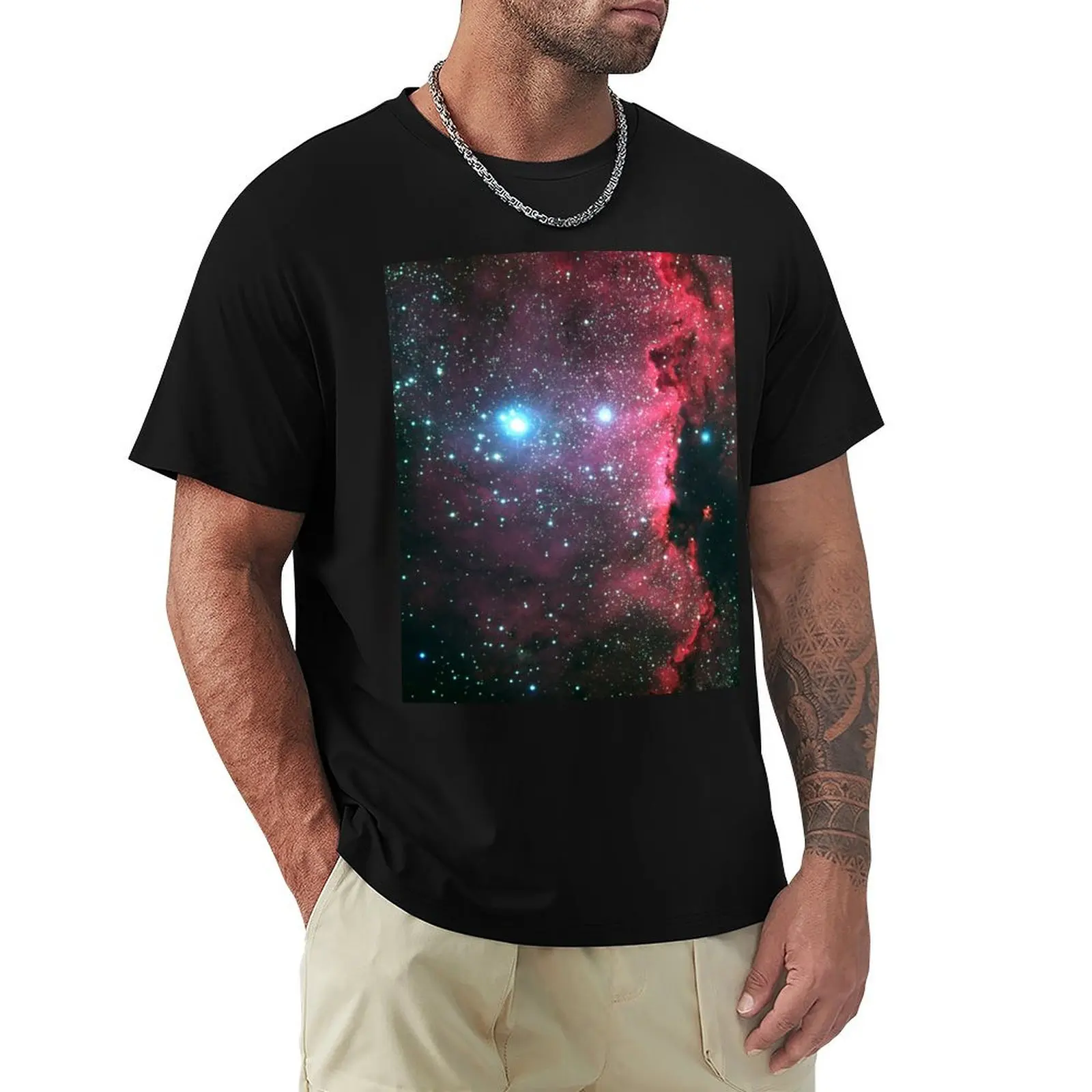 RCW 108 - Star-forming region in the constellation of Ara T-Shirt Basic Lightweight Short Sleeve Tee