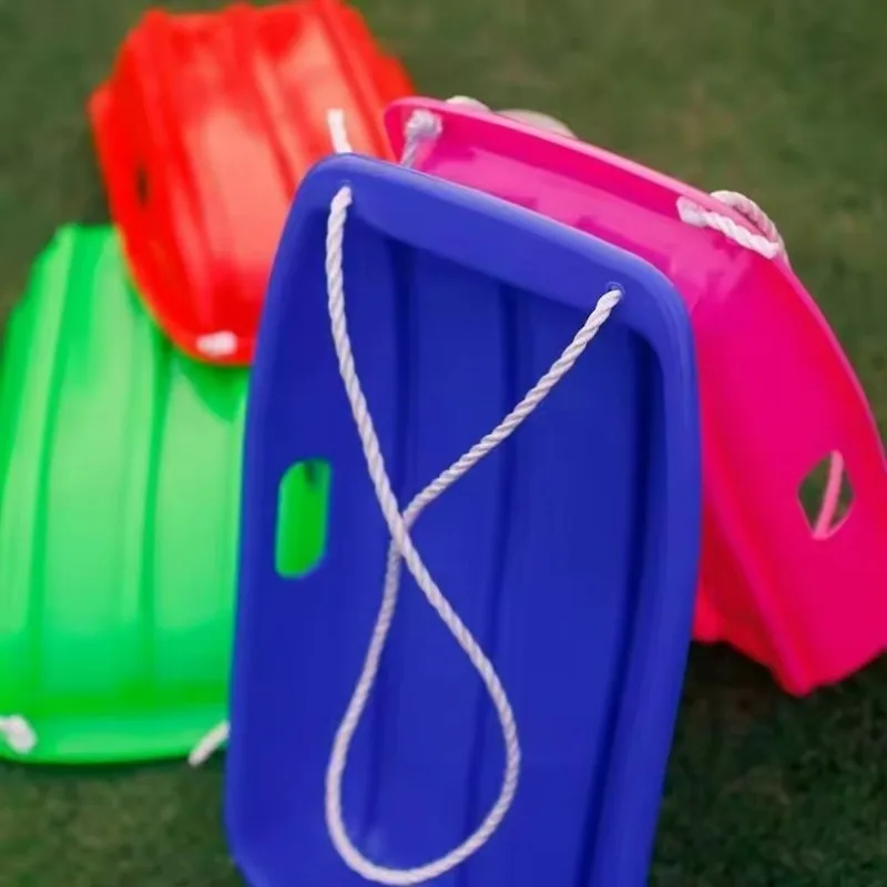 Plastic Sled Winter Sled Slide, Adult Towable Sled, Downhill Sports Sled