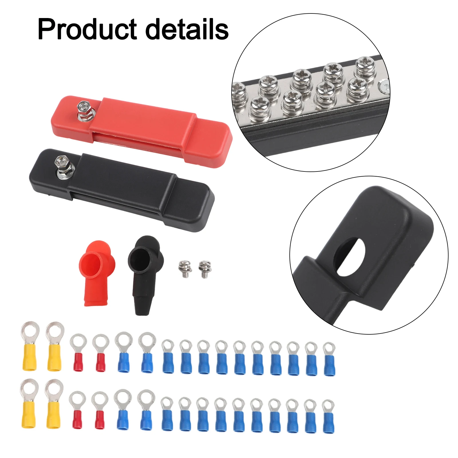 Vehicle Power Management Red Busbar Distribution Board Busbar RV Wiring Solution High Performance For Vehicles