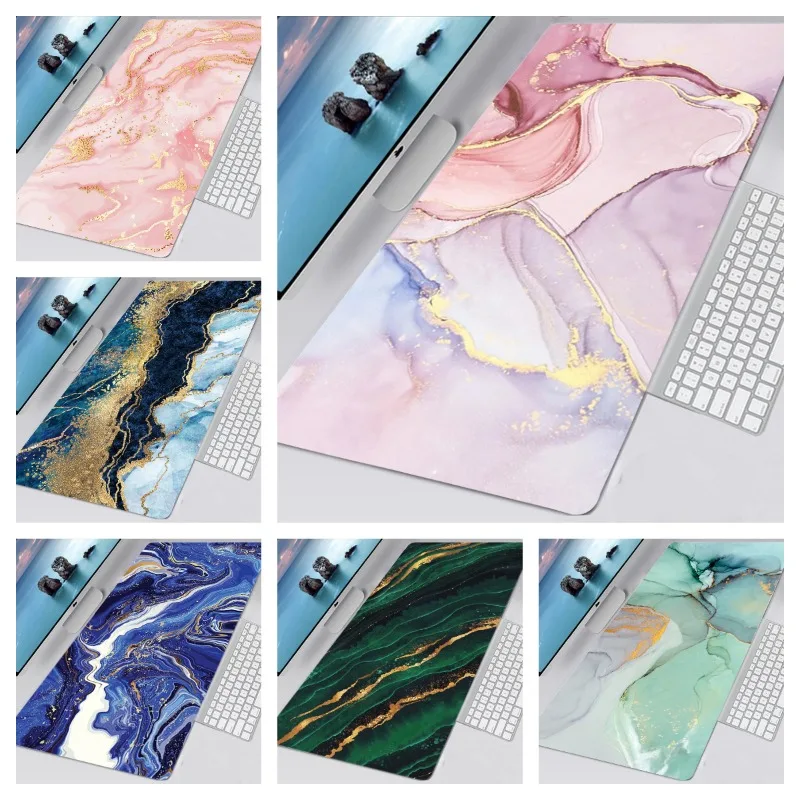 Mousepad Computer New MousePads Keyboard Pad Mouse Mat Fashion Marble Gamer Soft Office Carpet Table Mat Desktop Mouse Pad