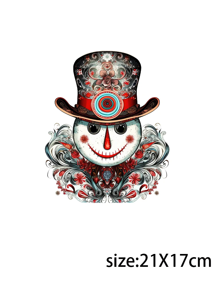 LETOP 1PCS 20oz Snowman Uv Dtf Mixed Stickers Cup Wrap Sticker Transparent Stickers For Bottle