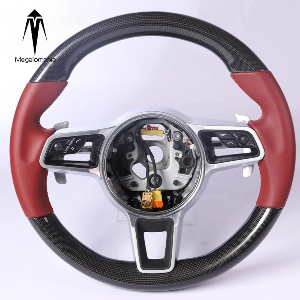 Carbon Fiber Steering Wheel For Porsche 911 GT2 GT3 RS 997.2 991 718 Boxster Cayman S GTS GT4 987.2 981 982.1 Panamera 970 971