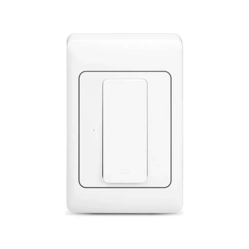 

A10R Tuya Smart Wall Light Switch Push Button Circuit Breaker Wifi Single Zero Fire Single Path For Alexa Google Home