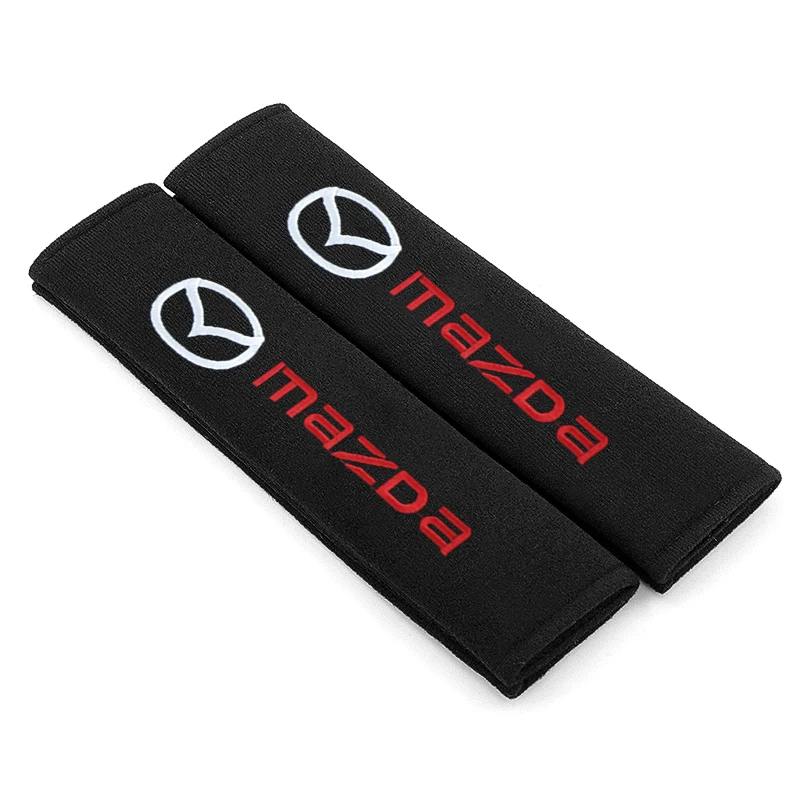 Car Seat Belt Shoulder Pad Protective Cover Car Accessories For Mazda 2 3 6 CX-3 CX-5 CX-8 MX-30 MX-5 BT-50 ATENZA ATENZA R360