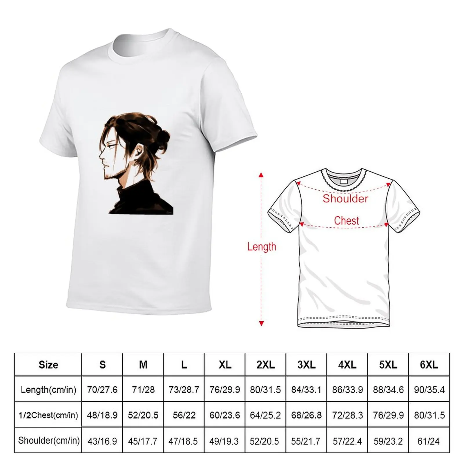 New aizawa T-Shirt plain t-shirt vintage clothes men t shirts