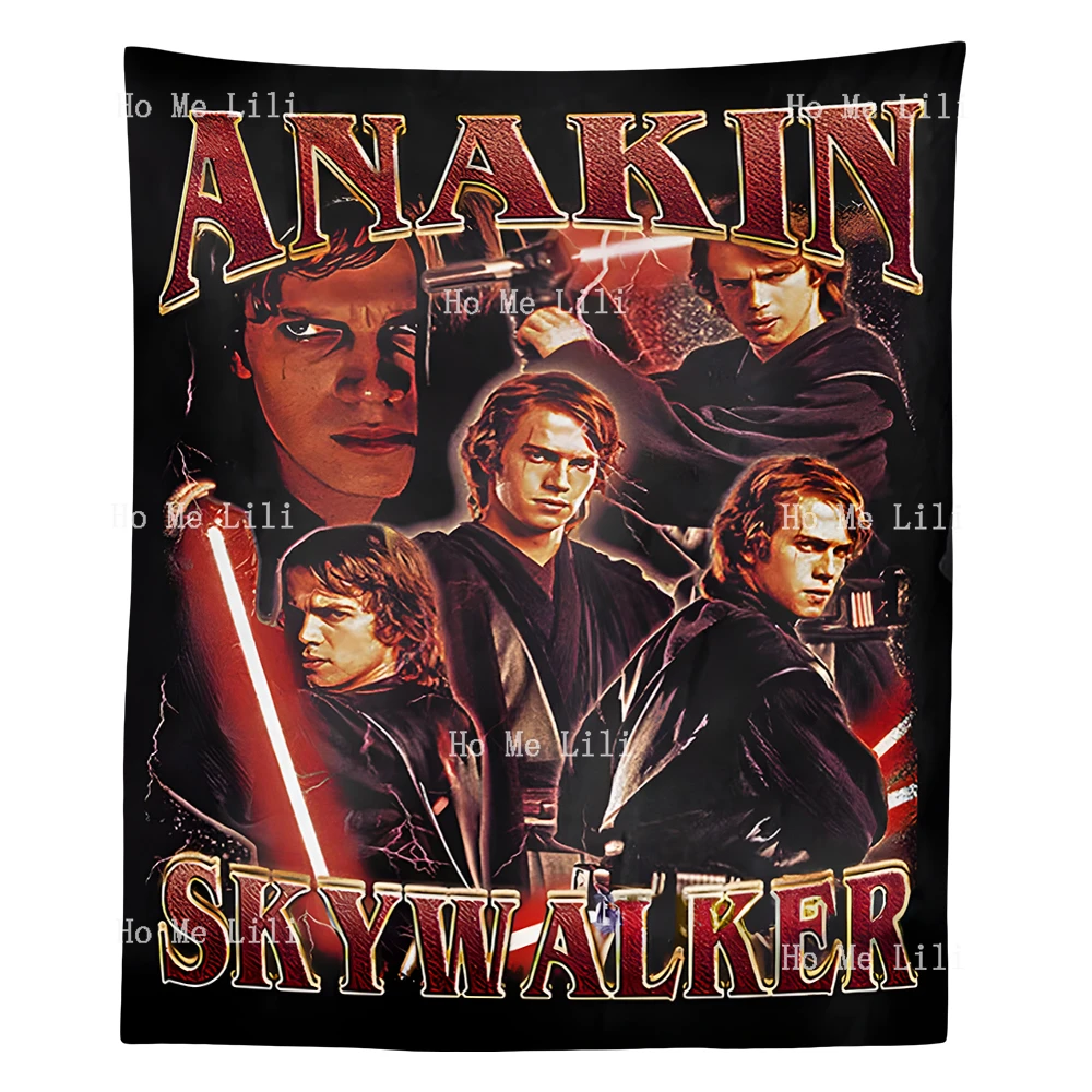 Anakin Skywalker Vintage 90 Classic Personalized graph Wall Aesthetic Tapestry For Bedroom Living Room Dorm