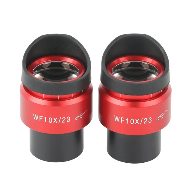 WF10X/23 mikroskop okular szerokokątny okular soczewka okularowa regulowane szerokie pole 30mm okular mikroskopu szerokokątnego