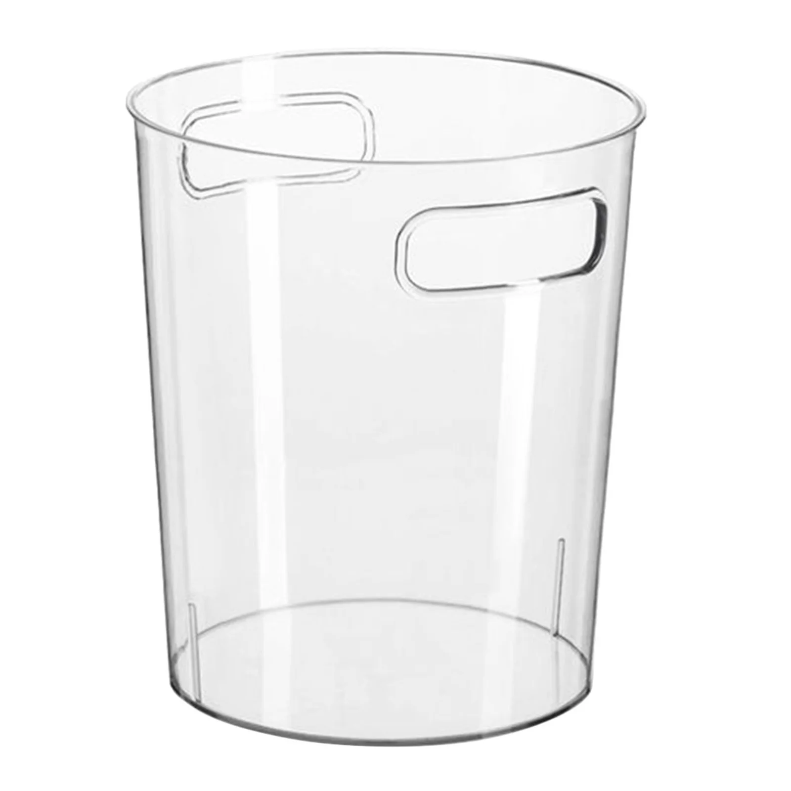 

Creative Trash Can Clear Large Capacity Transparent Design For Home Office Desktop Plastic Waste Bin Minimalist Garbage