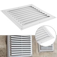 Aluminum Alloy Air Vent Grille Heating Cooling Vents Plate Exhaust Outlet Ventilation Cover 150/200/250/300mm Metal