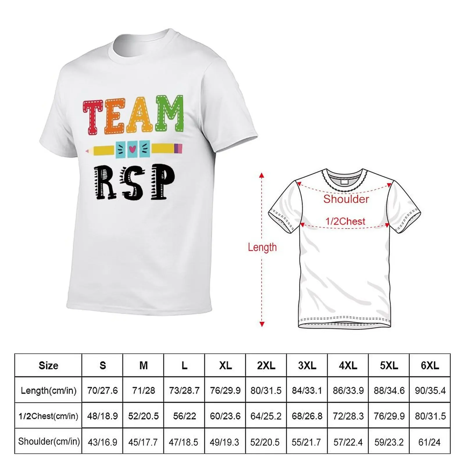 Team RSP, RSP Teacher, Kindergarten Teacher, School RSP Teacher, Resource Specialist Program T-Shirt