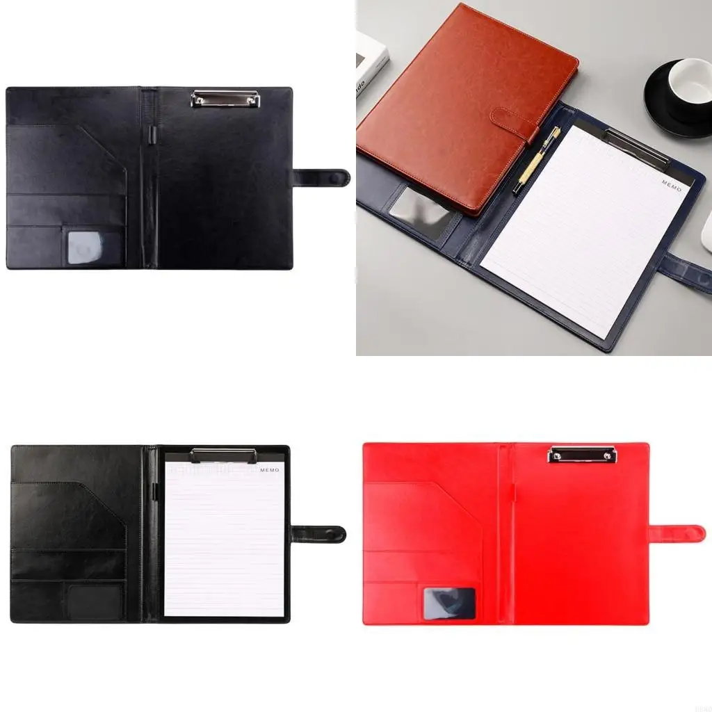 

Портфолио буфера обмена с владельцем ручки и игровой автоматической папкой для Office H8WD