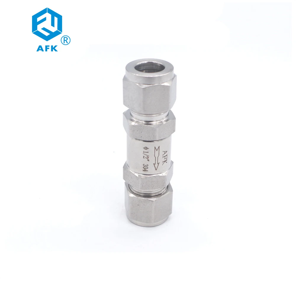 Mini 316 Stainless Steel Check Valve For Air Compressor One Way High Pressure Non Return Valve 3000psi