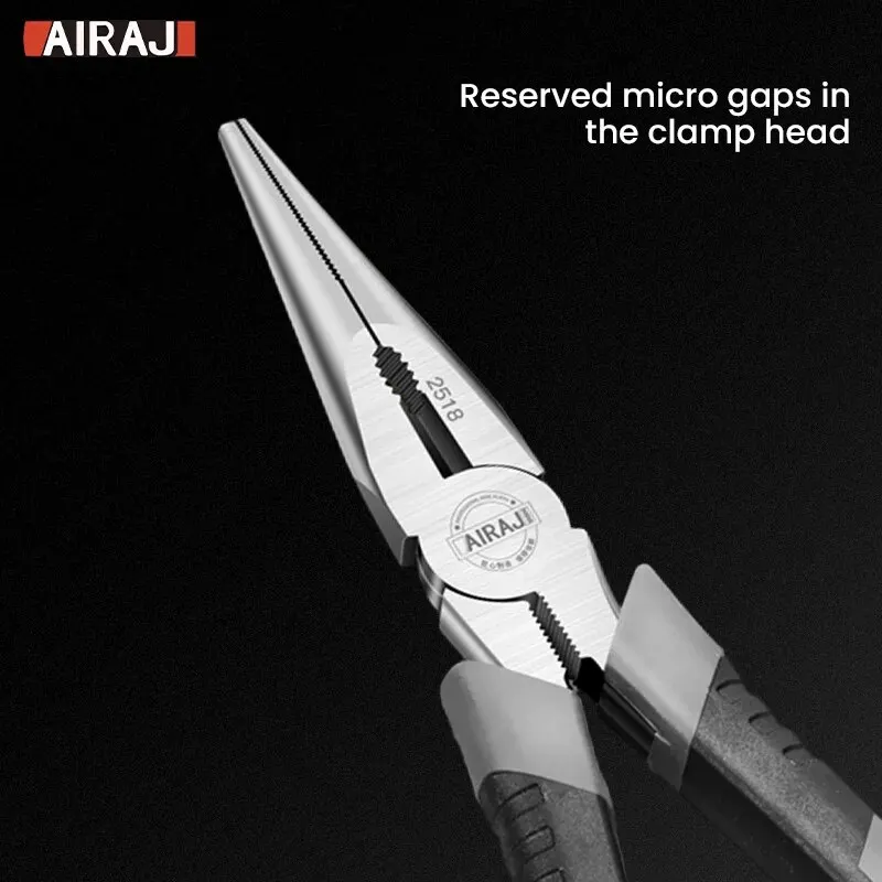 AIRAJ 6/8 Inch Multifunctional Diagonal Pliers Needle Nose Pliers Hardware Tools Universal Wire Cutters Electrician