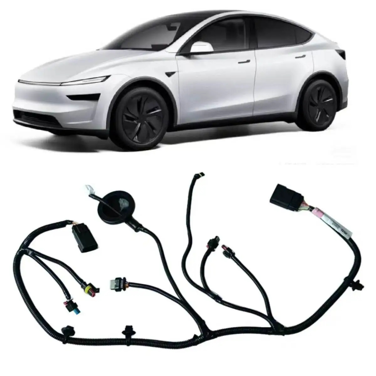 Front Water Tank Frame Wiring Harness For Tesla Model Y Highland 2025, Radiator Support Frame Cable Assembly Auto Replacement Pa