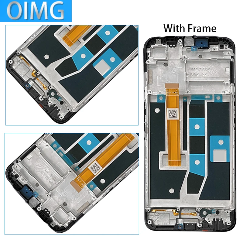 Écran LCD avec cadre pour Oppo A54s, pièces de rechange, assemblage de Hébergements eur, qualité AAA, 6.52 pouces, CPH2273