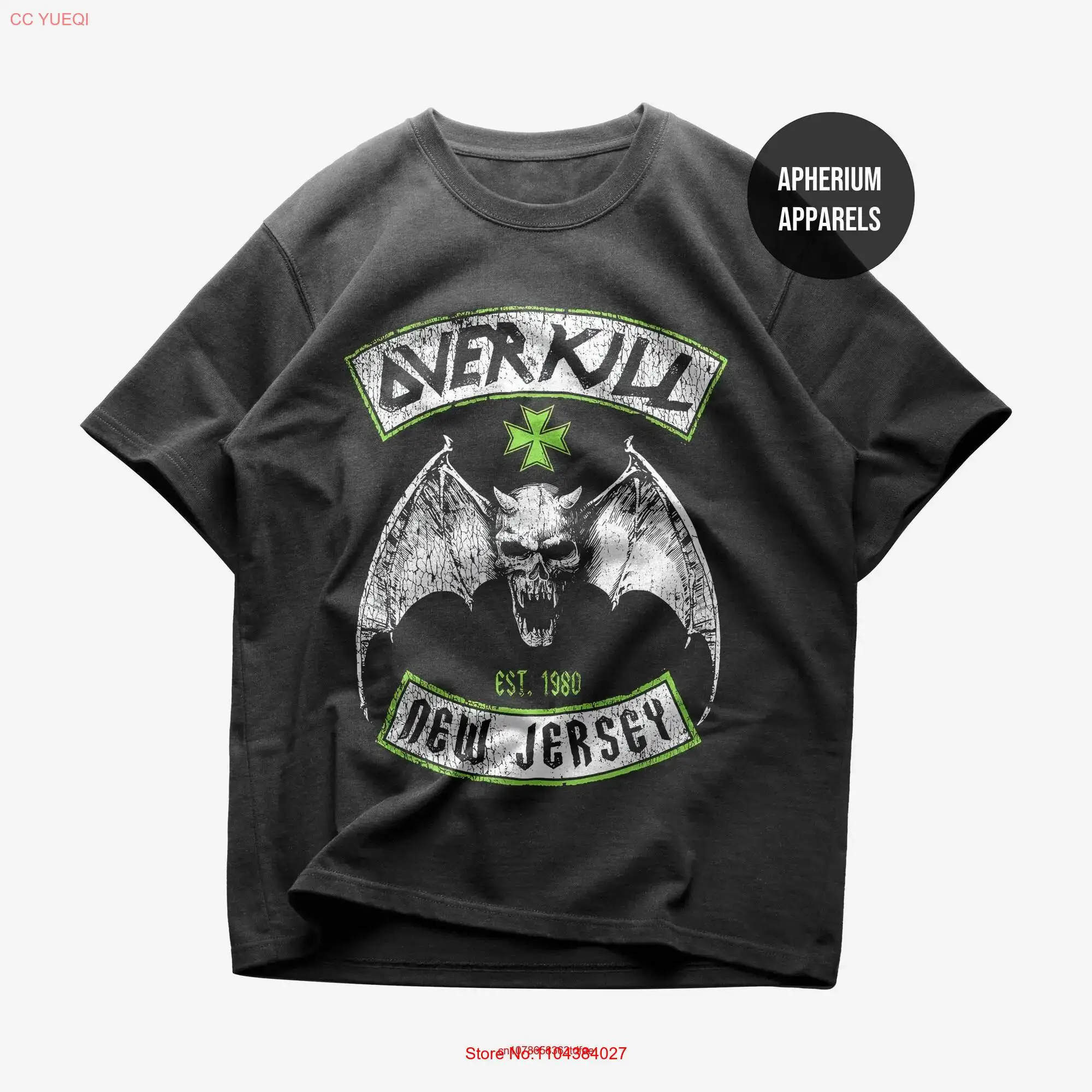 Overkill T Shirt Metal Music Horroscope Album The Years of Decay Scorched Merch Heavy Cotton long or short sleeves