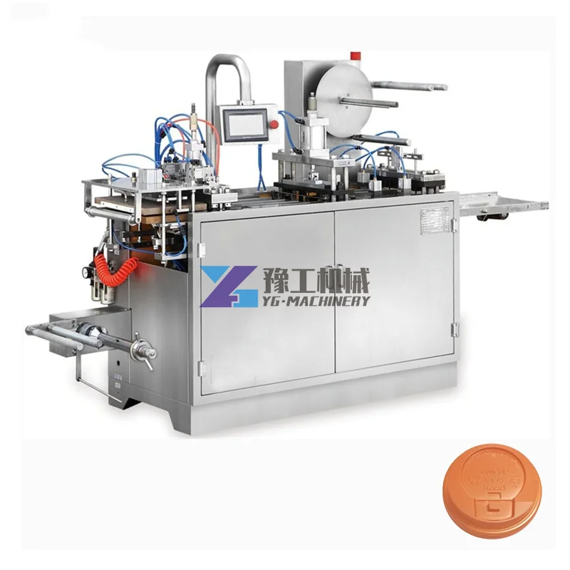 Hot Sale Automatic Disposable Plastic Coffee Cup Lid Making Machine