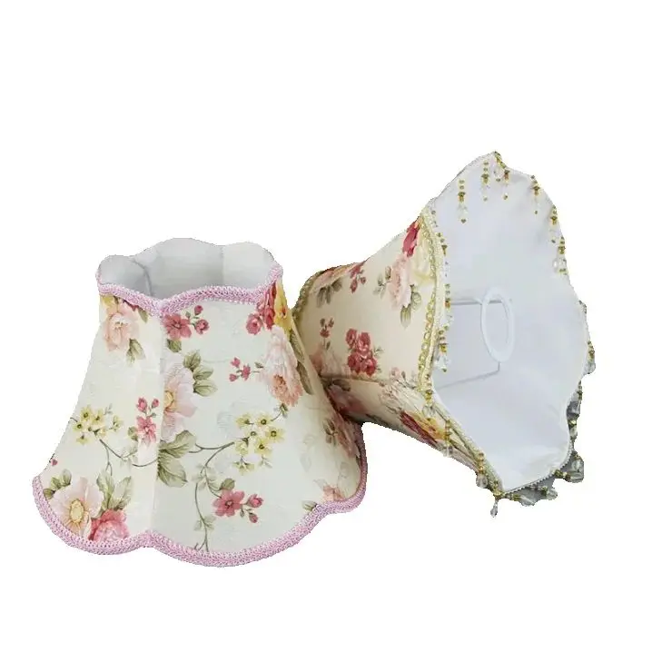 

2Pcs/lot Table Lamp Shade - Pink Roses Pattern, E27 hole 4.2cm