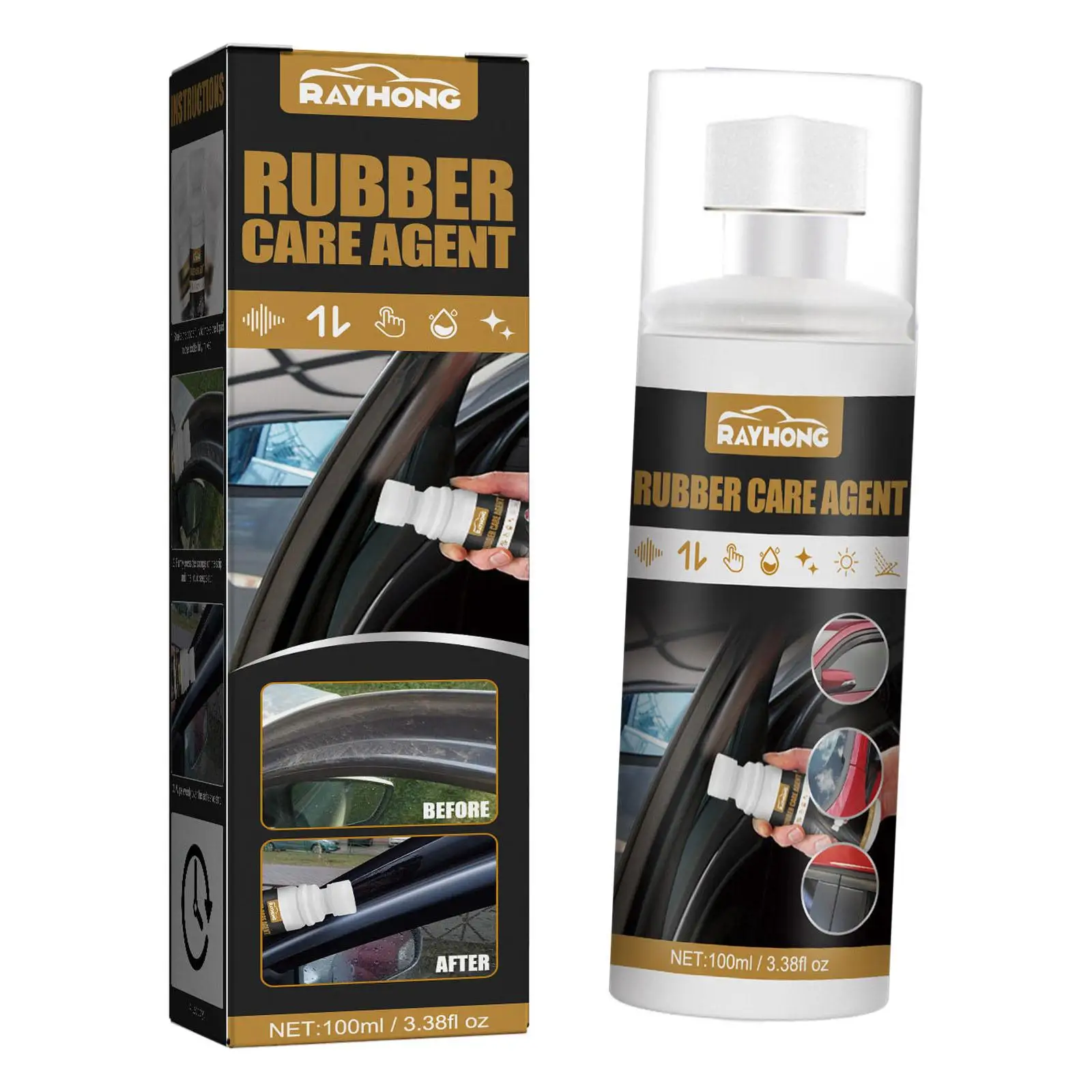 

Car Rubber Seal Protectant Agent for Trunks Doors Maintenance