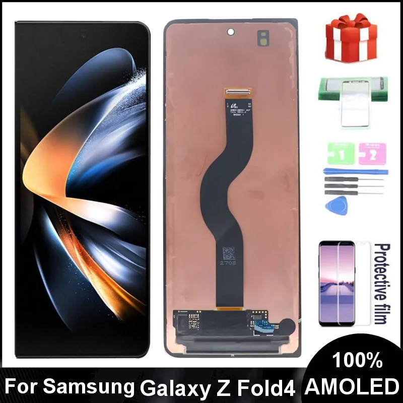 Super AMOLED Fold 4 LCD Screen For Samsung Galaxy Z Fold4 5G F936 F936B F936U Lcd Display Touch Panel Screen Digitizer Assembly