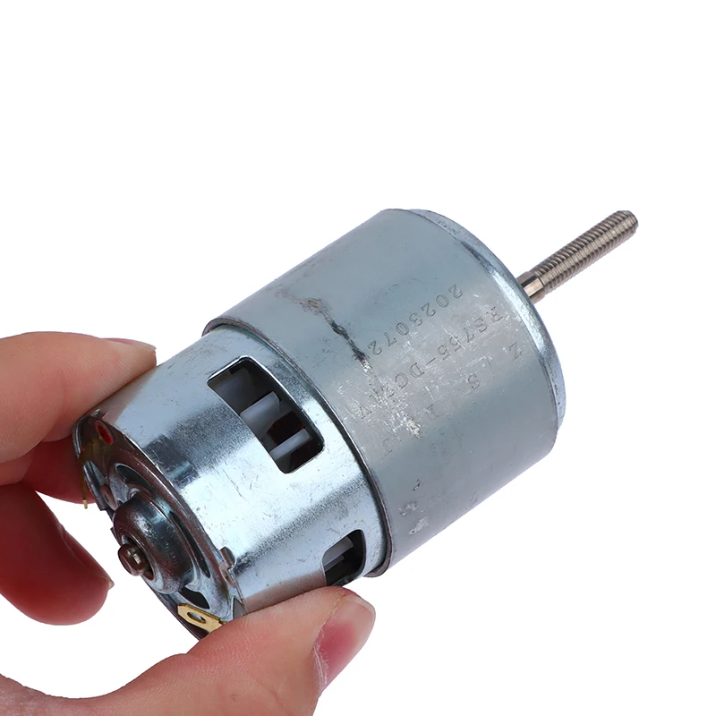 Perceuse et tournevis à charge sans fil, moteur 775 innovant et pratique, engrenage 12 V et 21V, arbre 5mm, adapté pour tondeuse à gazon Eddie ion