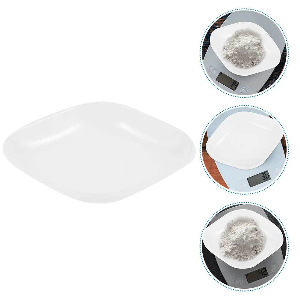 

10pcs Diamond Shaped Weighing Trays Sturdy Sample Storage Plates Portable Lab Equipment 100Ml Chemistry Weigh Boats Measuring