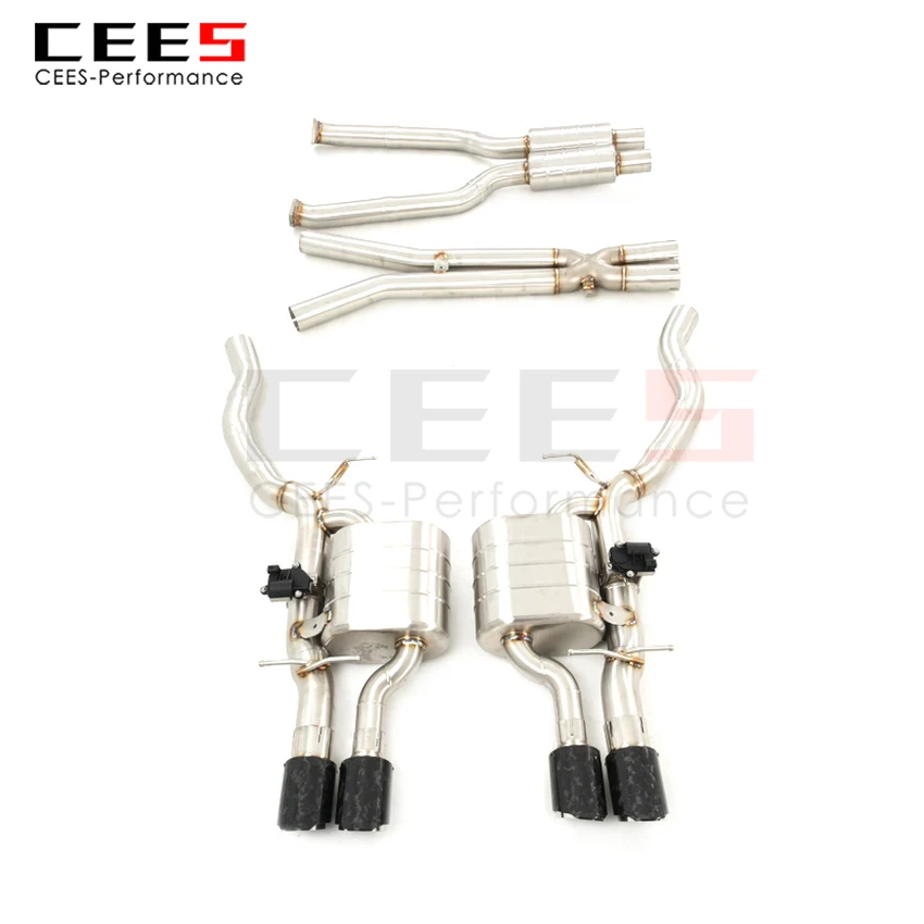 

CEES Exhaust System For BMW M6 Stainless Steel Valve Muffler Catback Escape Tubo Escape Coche Terminale Scarico Auto