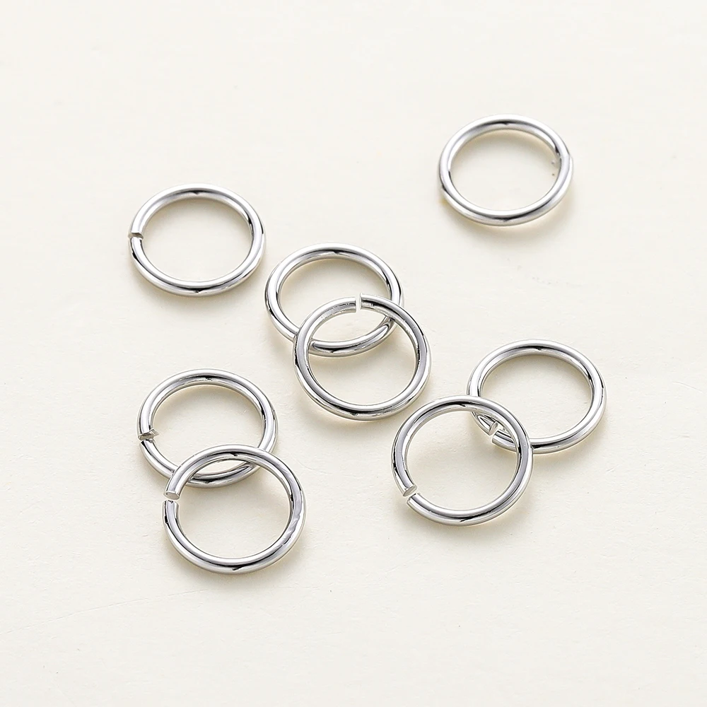 50-200 Teile/los 14K/18K Reales Gold Überzogene Messing Offene Biege Ring Split Verbindungsringe Für DIY Schmuck Machen Großhandel Zubehör