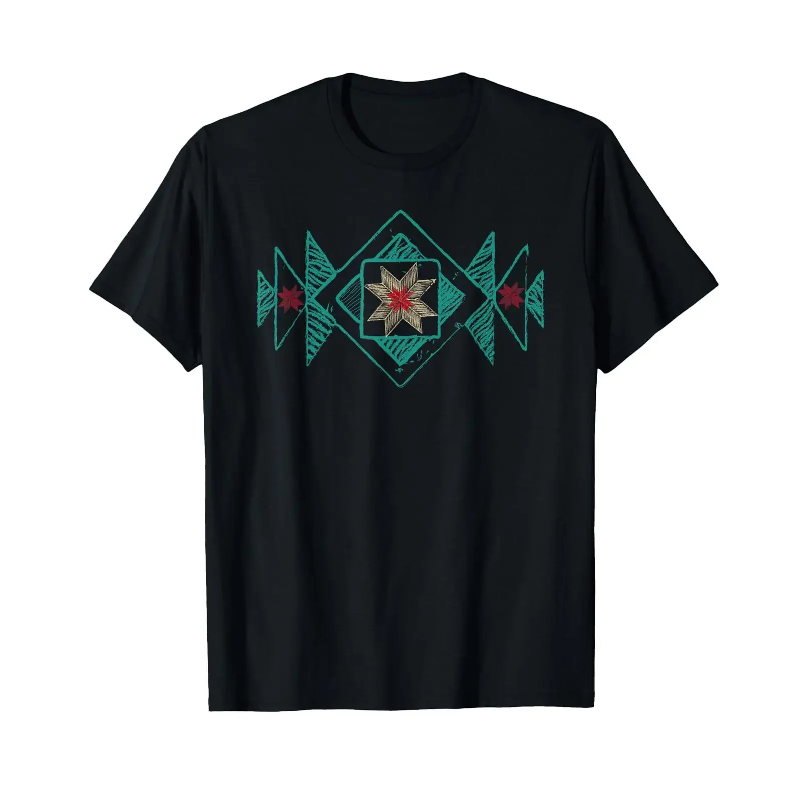 Aztec Design T Shirt vintage Washed Soft Unisex Comfortable homme designer clothes Stylish fashion Breathable graphic