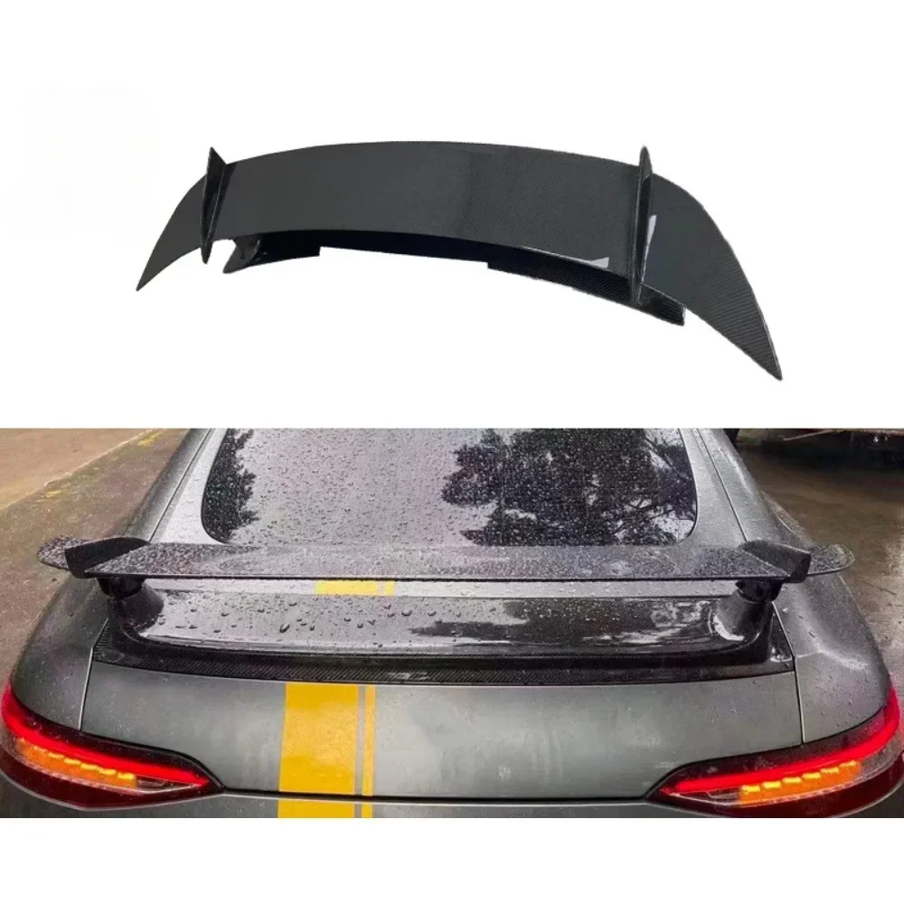 

New! For Mercedes AMG GT50 GT53 GT63S 2019-2022 Carbon Fiber Rear Wing Fixed Wing Modification Spoiler Car Accessories Body Kits