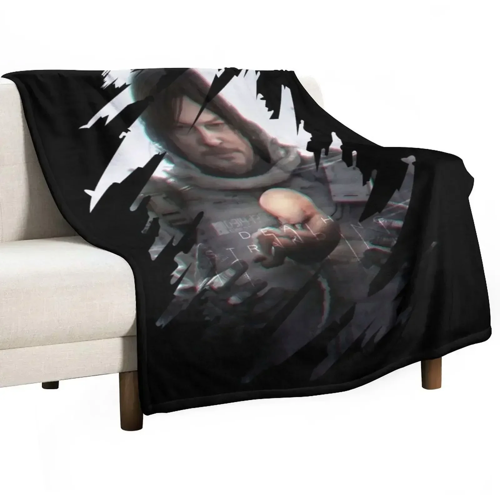 

Death Stranding Throw Blanket bed plaid Soft Beds Weighted Blankets