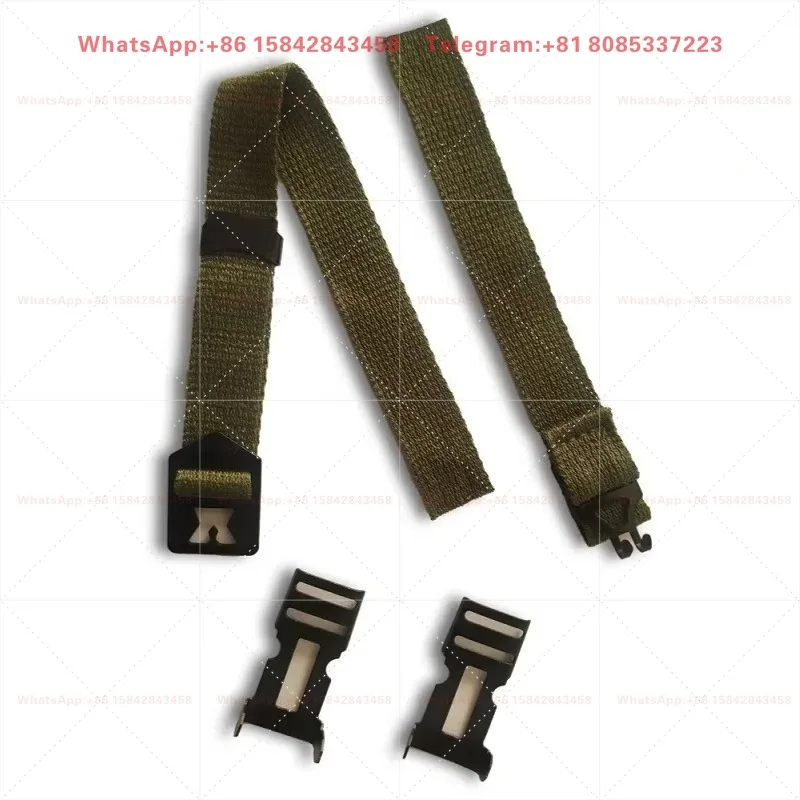 M1 Helmet Accessories Double Layer Helmet Straps & Metal Fittings