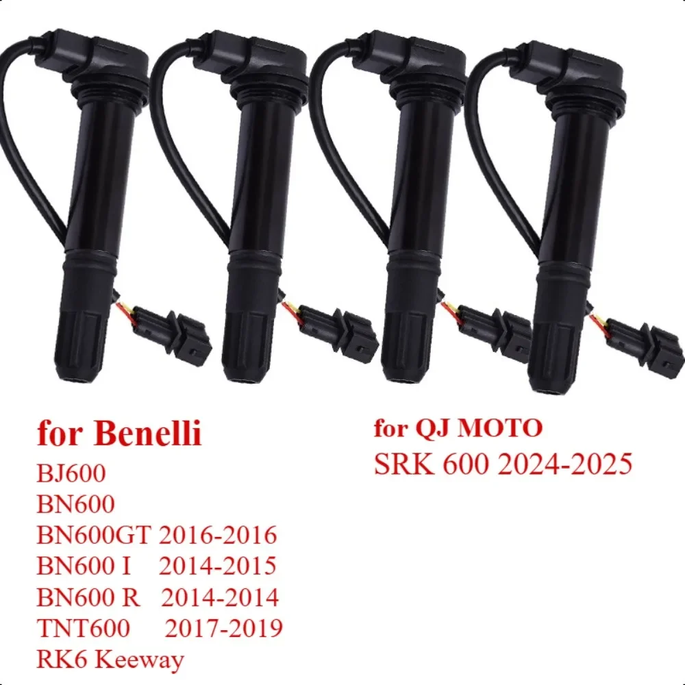 

96200P300000 Motorcycle Ignition Coil for QJ SRK 600 for Benelli BJ300 BN302 BN302 ABS 2017-2019 BJ600 BN600GT TNT600 RK6 Keeway