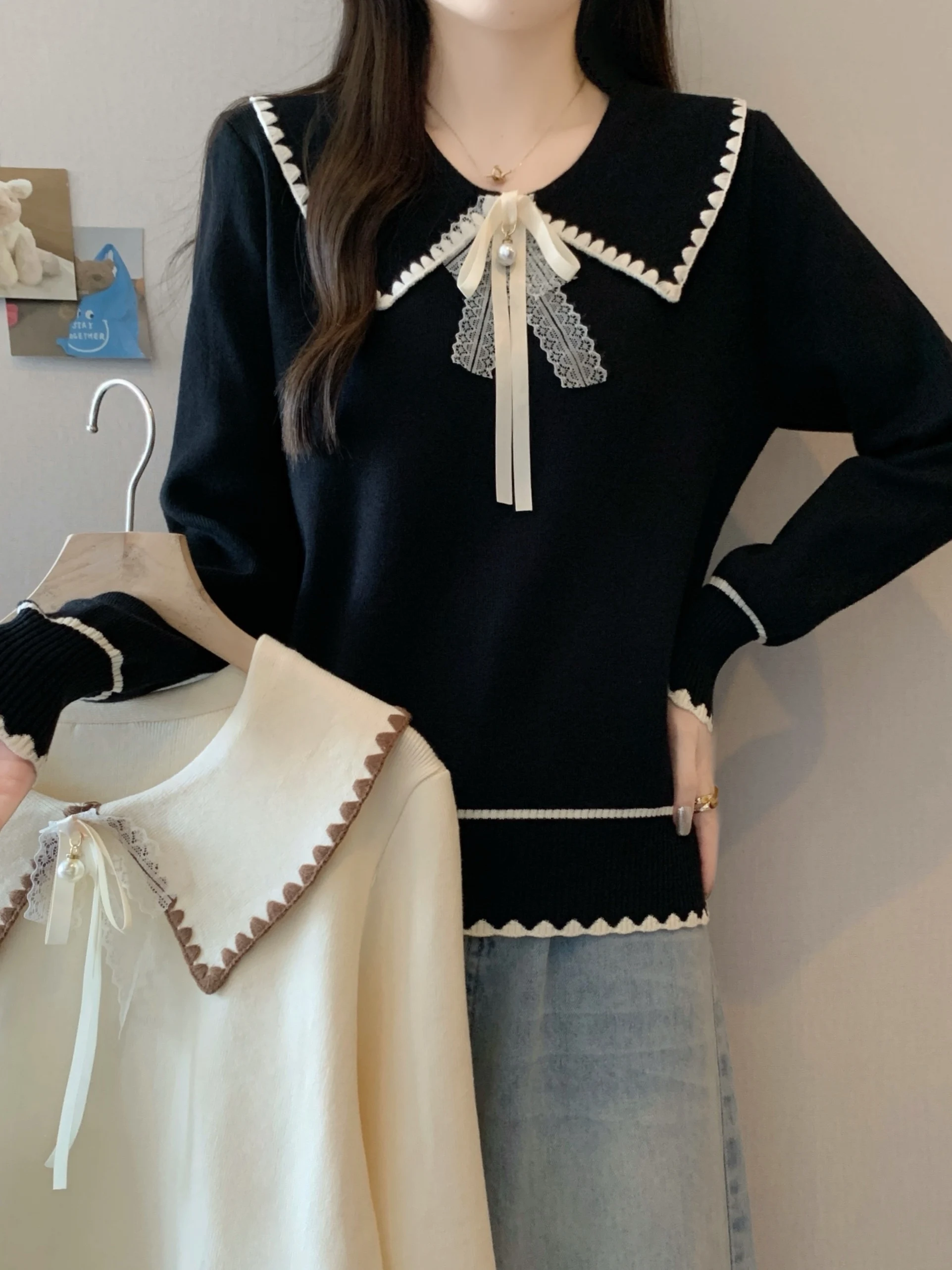 Loose Knitted Sweat… - image