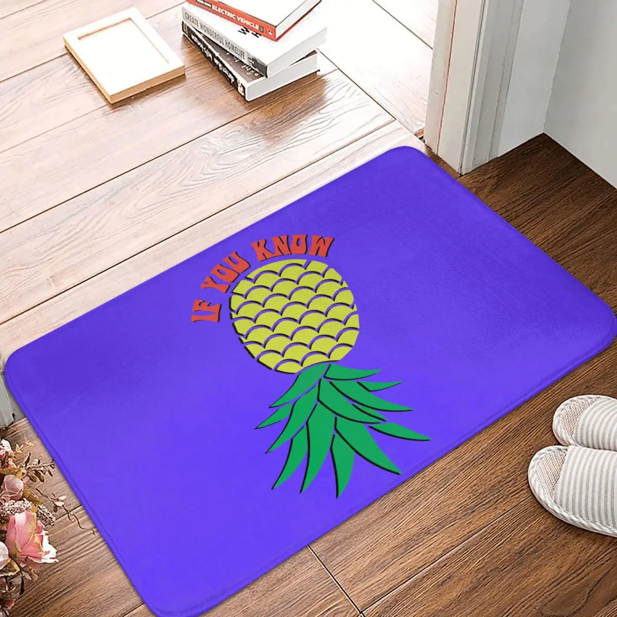 Pineapple Swinger Doormat Non-Slip Entrance Kitchen Bath Floor Door Mats Garage Rug Carpet Footpad