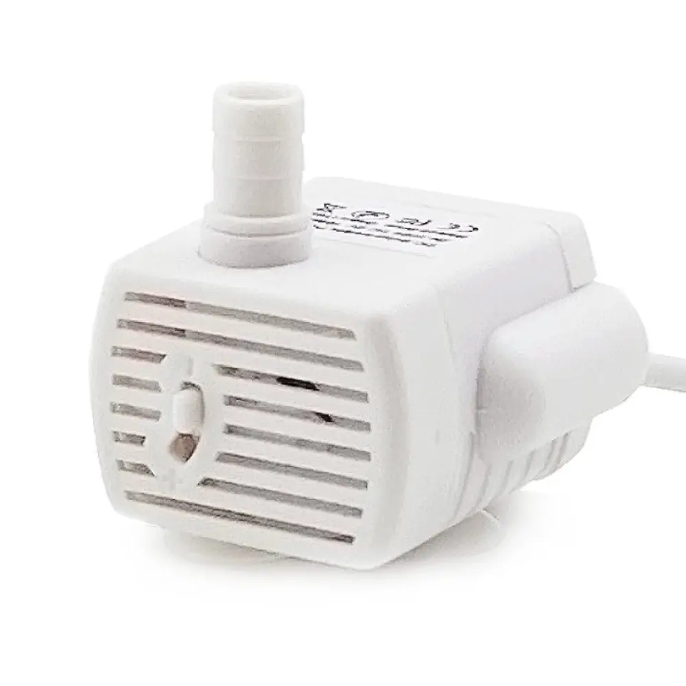 USB Submersible Water Pump， Ultra Quiet Low Voltage Power for Aquarium Fountain Fountain Pool Pet Cat Drinker Pump Replacement