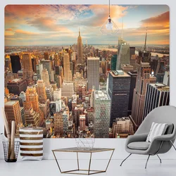 New York Landscape Home Art Tapestry Hippie Bohemian Decorative Bedroom Fantasy Scene Background Tapestry