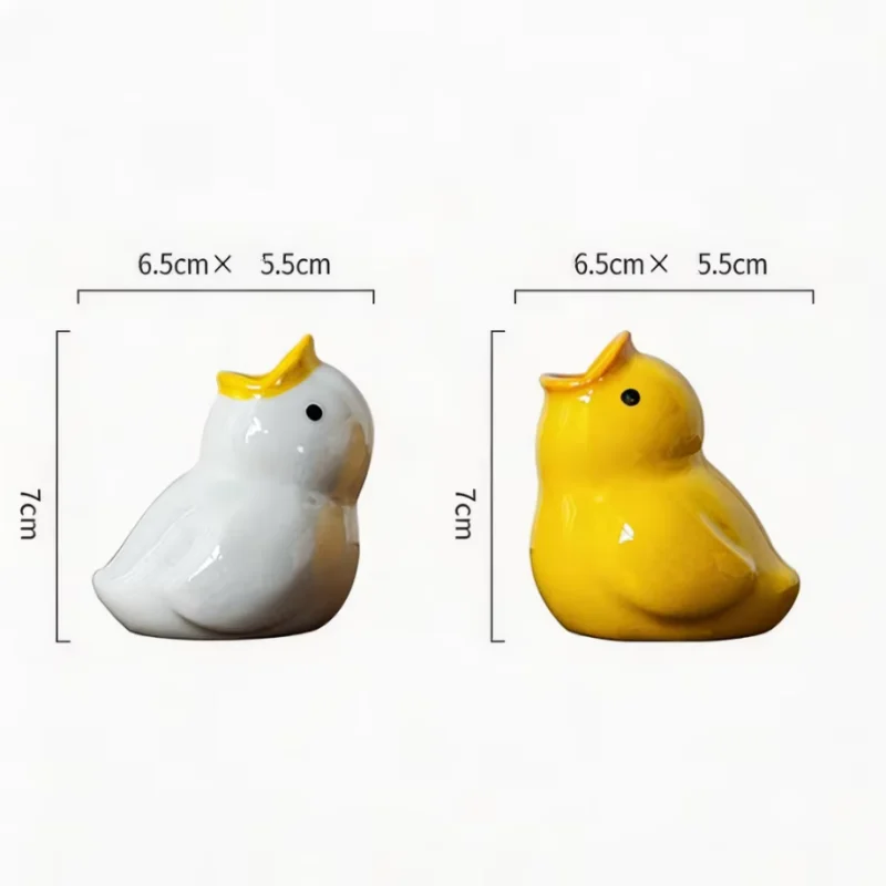 Multifunctional Cartoon Duck Ceramic Soap Dish, Drainable Soap Storage Box, Household Bathroom Organizer Tray, Ceramic Toothbrus