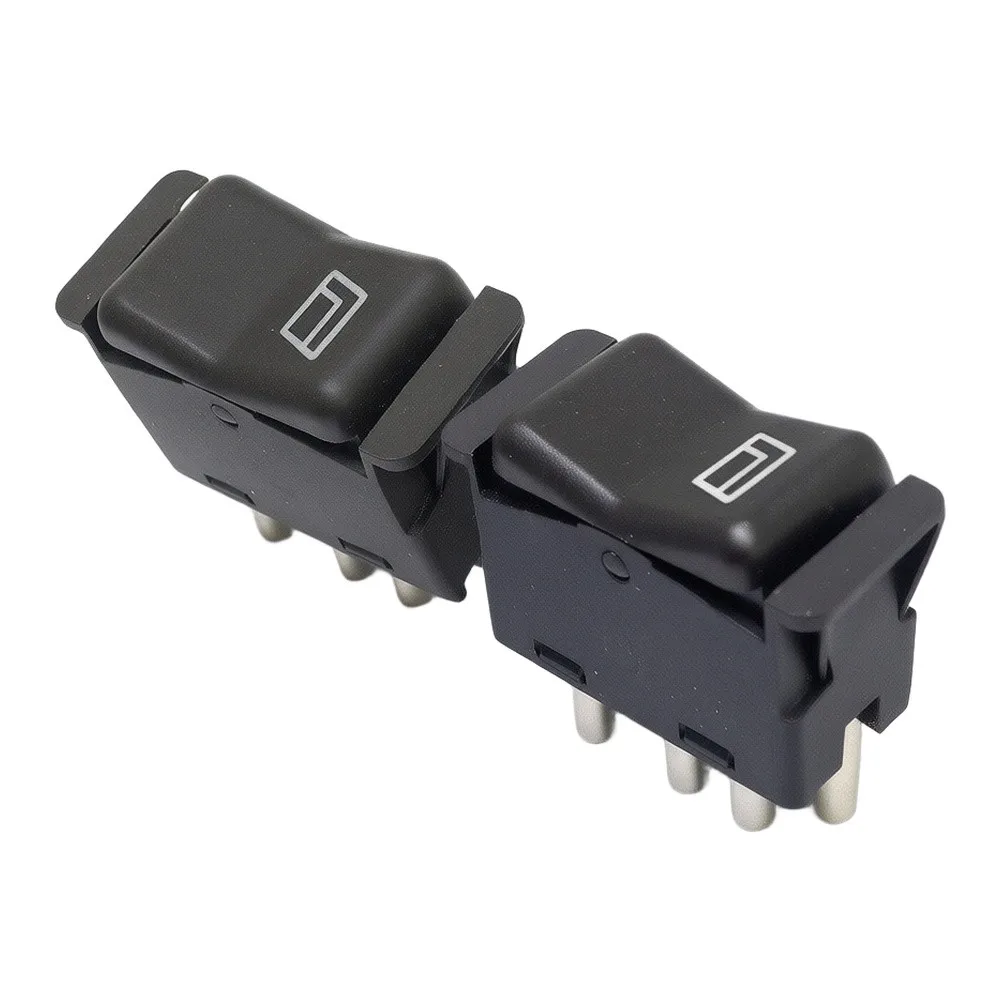 2Pcs Front Button For LH RH Window Switch 0008208310 0028203510 For Mercedes  For R107 380SL 560SL Car Control Switch Button