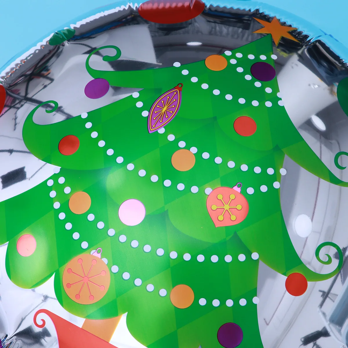 

10Pcs Christmas Aluminum Foil Balloons 18inch Round Shape Reusable Latex Balloon Party Decoration Birthday Photo Props Supplies
