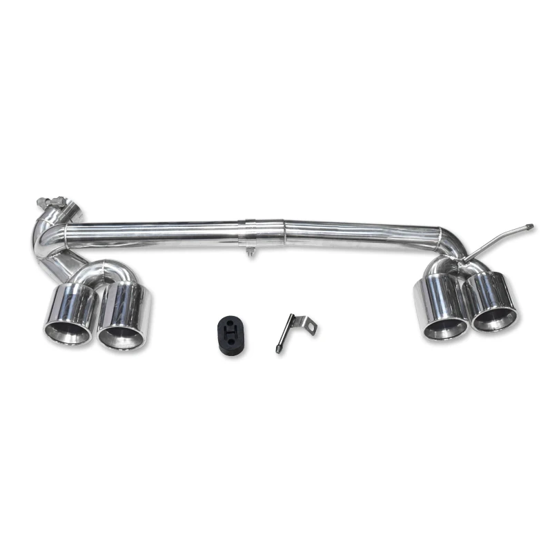 Auto Accessorie Quad Uitlaat Tip Voor BMW F30 F31 320i 318i Veranderd M3 Look Bumper 3 Serie Rvs auto Uitlaat Tip