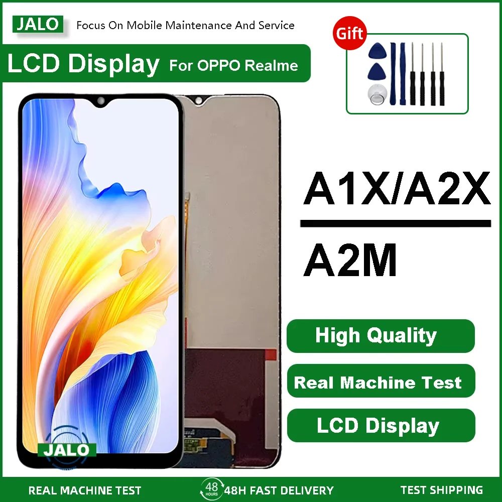 

JALO Screen Assembly for OPPO A1X A2X A2M A58 A58X A1 Vitality Edition LCD Display Touch Screen LCD Panel Replacement