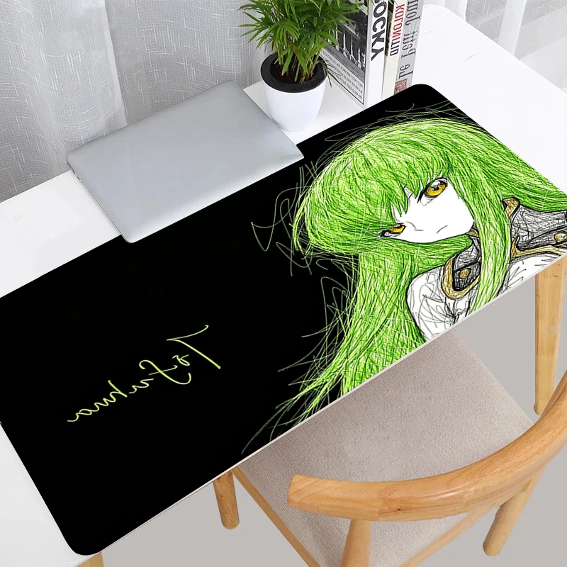 Professional Hand drawn anime Mouse pad E-sports Gamer Mouse Mat Rubber PC Gaming Extended Keyboard Desk Mat Notbook Mousepad