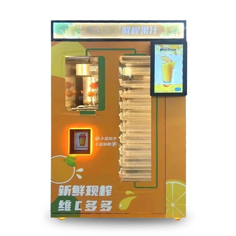 Orange Juicer Extractor Factory Juicer Grade Customized Portable Manual Vending Equipment CE Certificate for Metro Station