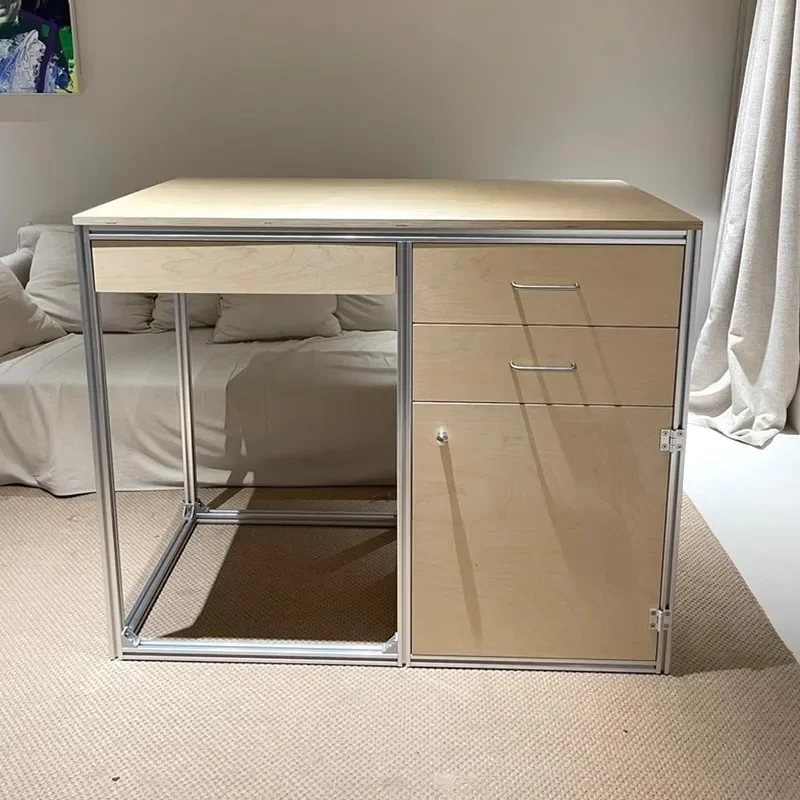 

Алюминиевый профильный шкаф для хранения, интегрированный в систему хранения, простой домашний шкафчик