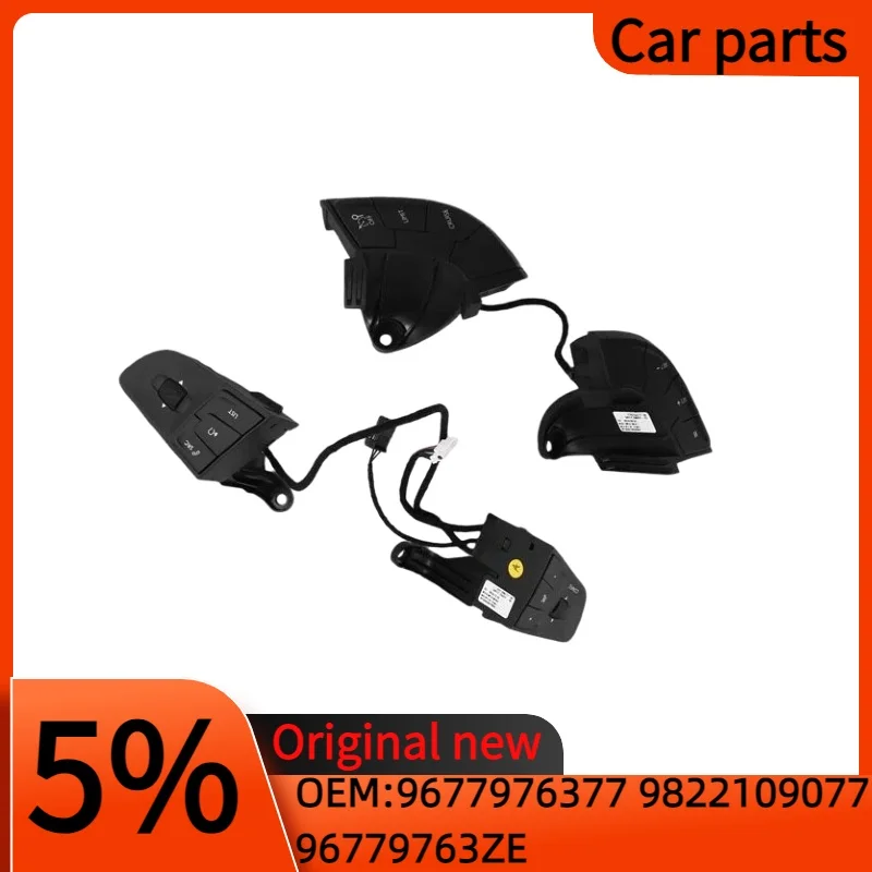 Image of 9677976377 9822109077 Lenkrad-Multifunktionsschalter für Peugeot 508 508S 96779763ZE