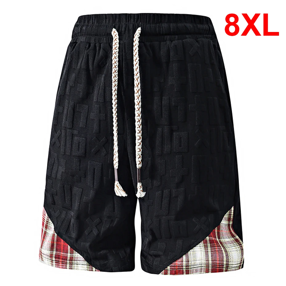 

Летние шорты для мужчин 8XL, большие размеры, дышащие, модные, повседневные, мужские шорты больших размеров 8XL